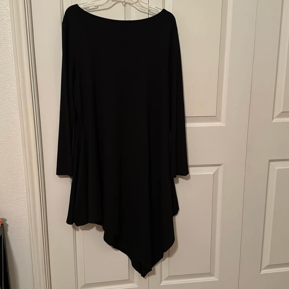 Bryan Walker tunic deep black asymmetrical